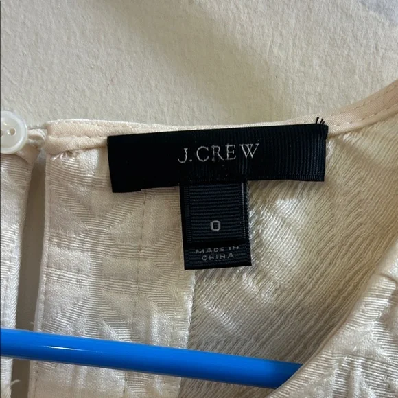 J. Crew Ivory Textured Top - Picture 2 of 8